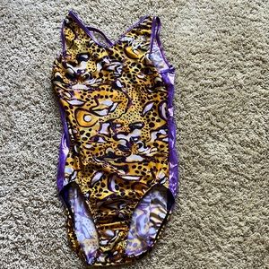 GK cheetah Gabrielle gymnastics leotard